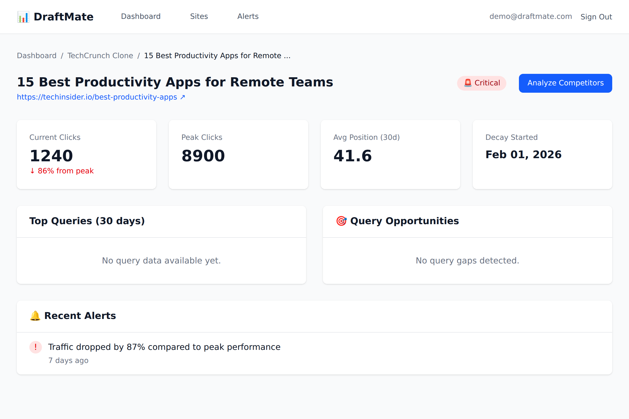 Get actionable fix recommendations